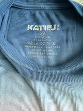 Katie J NYC junior women’s Livi ribbed cropped dip dye tee XS