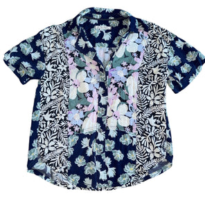 Free People women’s Vacay Away button down blouse XS