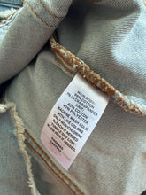 Treasure & Bond girls fleece and denim cropped jacket M(8-10)