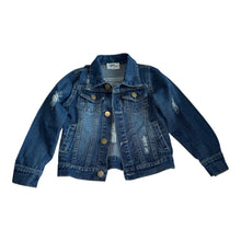 Lola & The Boys distressed denim DYLAN custom jean jacket 18-24m