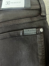 Seven 7 For All Mankind women’s coated high waist slim kick jeans 30 NEW
