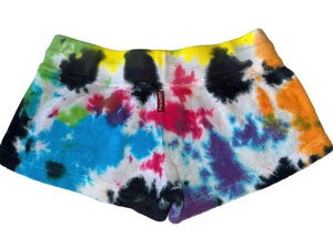 Hardtail women’s low rise tie dye terry cloth shorts junior M