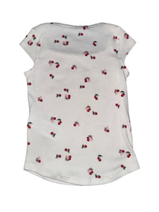 Abercrombie Kids girls cherry print cap sleeve tee 5-6