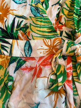 Skies Are Blue women’s tropical print wraparound blouse XS