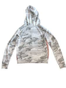 T2 Love girls rainbow stripe camo zip hoodie 12