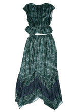 Free People women’s 2pc Dreambound silky blouse & skirt set XS