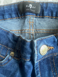 Seven 7 For All Mankind girls cutoff jean shorts 12