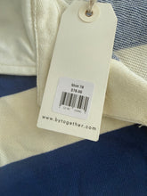 By Together women’s Amerie striped polo top S NEW