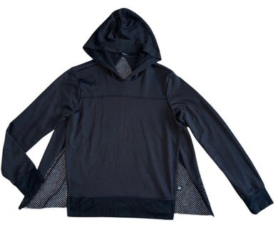 Terez girls fishnet cape hoodie top L(14)