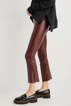 Commando women’s cropped faux leather flare pants XS