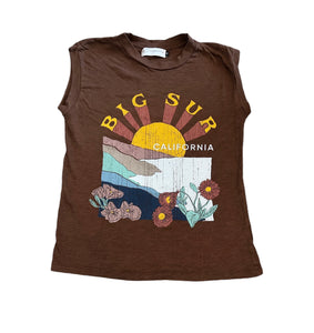 Girl Dangerous by Free People women’s Big Sur California graphic muscle tee XS