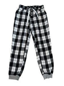 Katie J NYC juniors Bree plaid flannel lounge pants L