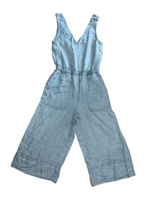 Splendid women’s cropped denim jumpsuit XS