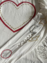 Lauren Moshi women’s distressed heart top L