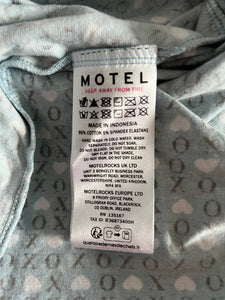 Motel juniors/womens Riniko XO heart mini dress XXS NEW