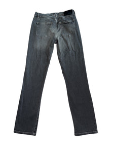 DL1961 boys Brady slim ultimate knit jeans in Gunmetal wash 14