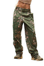 Free People Movement women’s Mesmerize Me floral printed cargo pants XS NEW