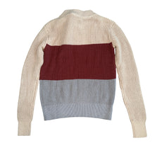 Faherty women’s crew color block sweater XS NEW