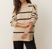 Marine Layer women’s Berkeley oversized striped sweater XS