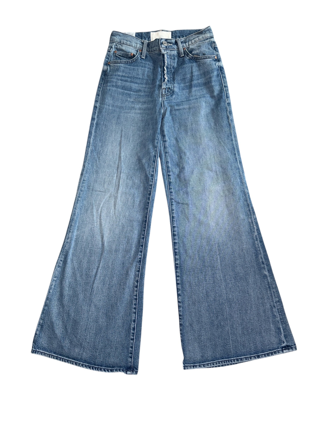 Mother denim women’s The Fly Cut Tomcat Roller jeans in Crashing 25