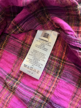 Free People women’s Jessi plaid top XS