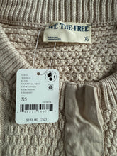 We The Free by Free People Heritage cropped sweater cardigan XS NEW