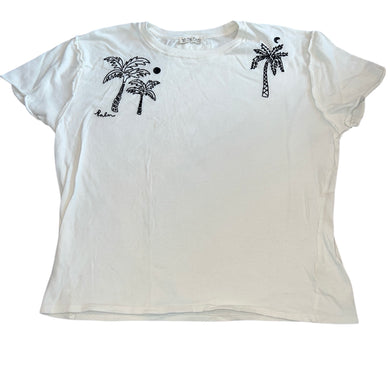 Free People We The Free women’s embroidered palm tree tee XS