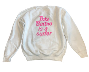 Jack’s Surfboards girls Surfer Barbie sweatshirt M(8-10)