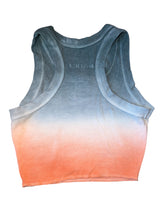 Katie J NYC Livi tween girls ribbed ombre cropped racerback tank S(7-8)