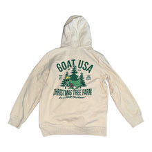 GOAT USA kids pullover Christmas Tree Farm hoodie sweatshirt Youth XL