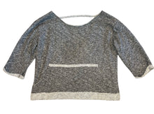 Bobi women’s french terry open back top S