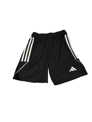 Adidas boys triple stripe black athletic shorts 9-10