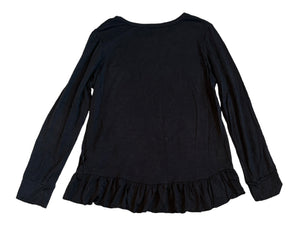 Pixie Lane girls long sleeve ruffle hem top 6