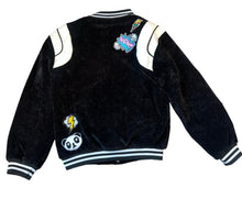 Lola & The Boys girls All About The Patch corduroy varsity jacket 10