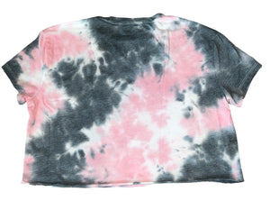 Katie J NYC Junior/women’s cropped tie dye tee XS