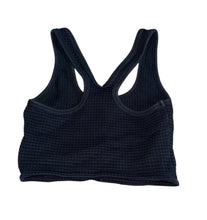 Katie J NYC tween girls cropped henley tank top M(10)