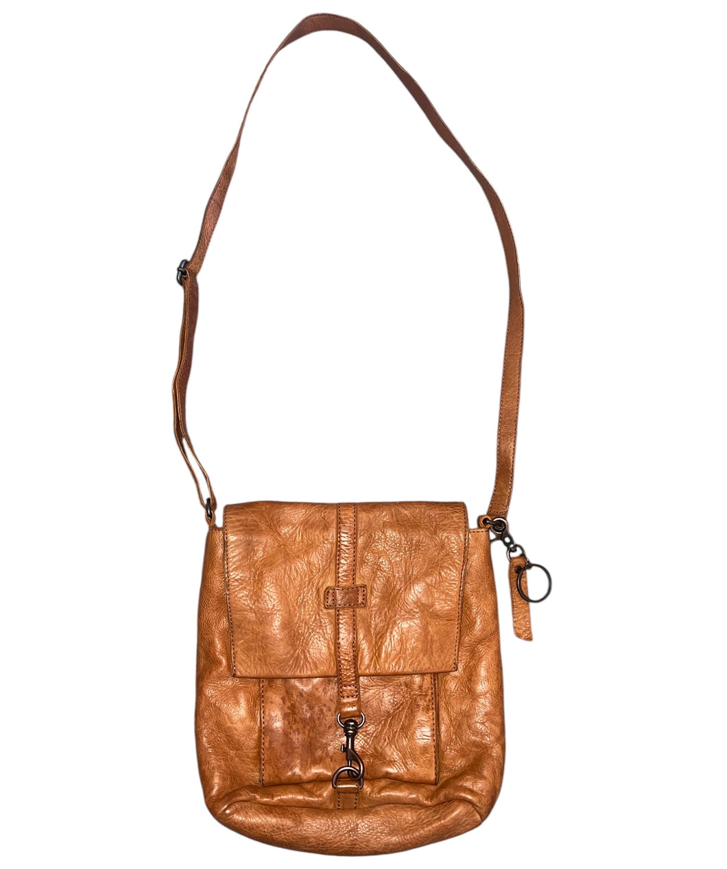 Frye crossbody leather bag with adjustable strap 10.5 x 11