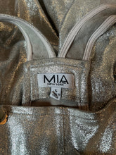 MIA New York girls metallic overall dress 5