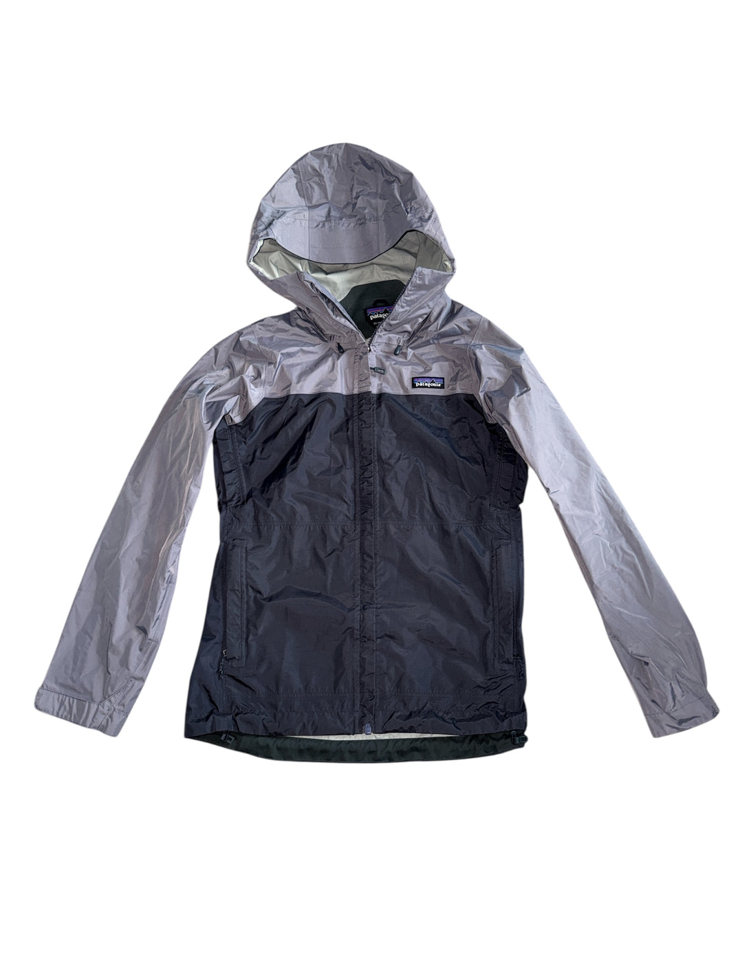 Patagonia women's Torentshell color block rain jacket XS