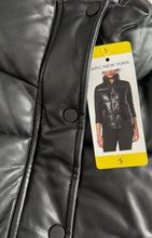 Marc New York women’s faux leather puffer vest S NEW