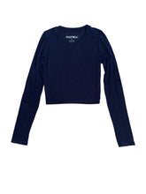 Katie J NYC tween girls Livi cropped ribbed top XL(14)
