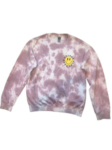 Gildan women’s tie dye Good Energy Club graphic sweatshirt M
