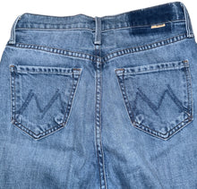 Mother denim women’s The Fly Cut Tomcat Roller jeans in Crashing 25