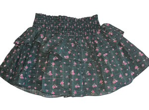 Katie J NYC tween girls Brooke floral skirt M(10)