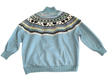 Free People women’s Emily fair isle button up sweatshirt XS