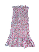 Katie J NYC tween girls ditsy floral smocked Evan strapless dress S(7-8)