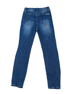 Hudson girls distressed skinny jeans 10