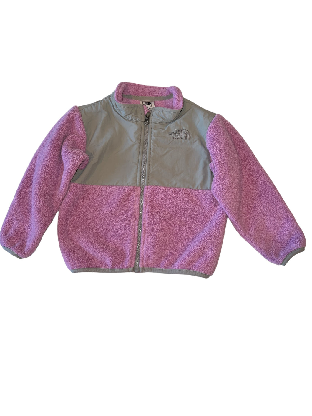 Northface baby girl Denali colorblock zip fleece jacket 18-24m