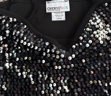 Cheryl Creations girls sequin mini dress L(14)