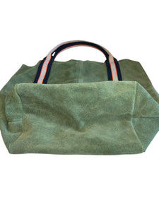 Dorse En Pelle genuine leather suede tote with coin purse